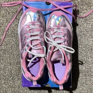 Skechers pink/white d’lites size 8